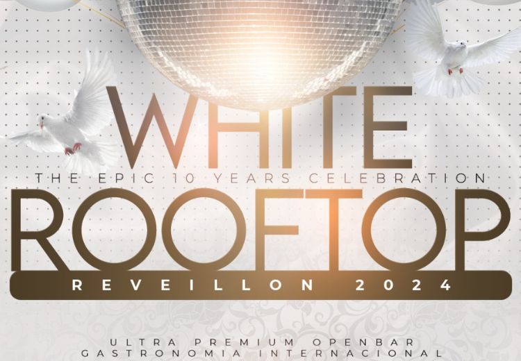 White Rooftop Reveillon 2024 na AABB-Rio