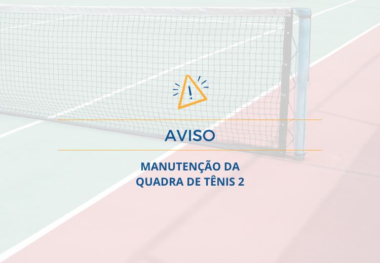 Manutenção na quadra de tênis 2 