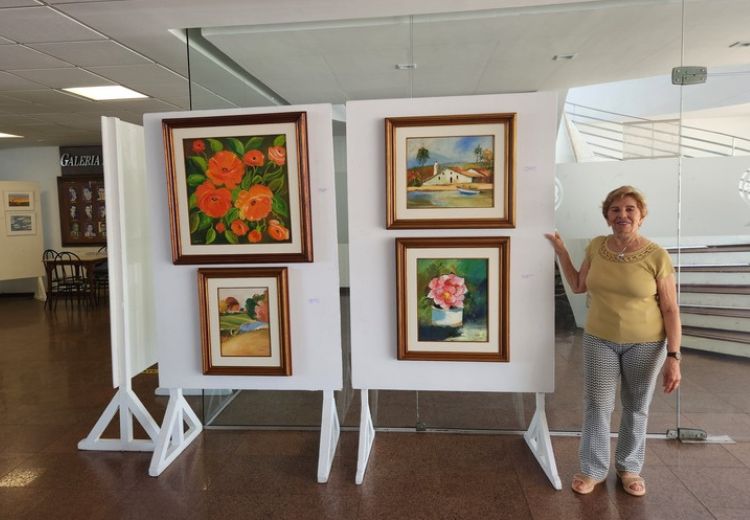 Exposição de quadros vai até domingo