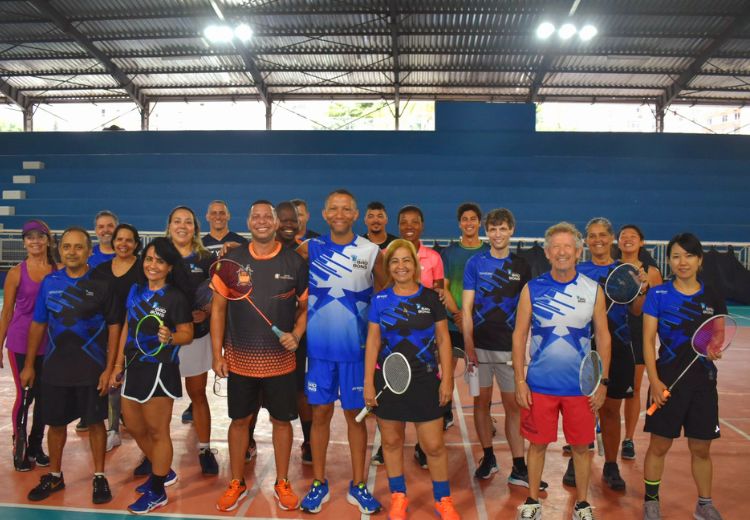 Acompanhe o Torneio de Badminton na A...