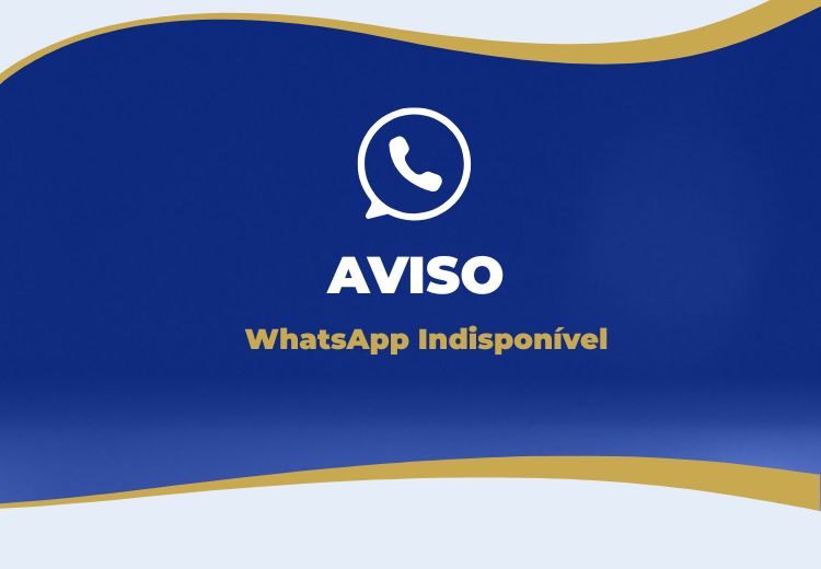 Aviso: WhatsApp Indisponível 