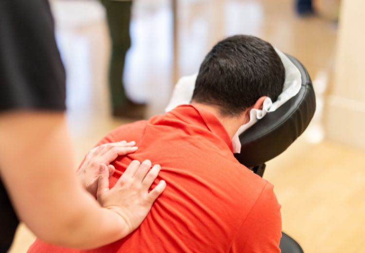 Quick Massage na AABB-Rio