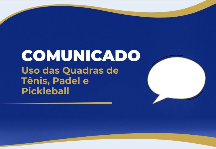 Uso das Quadras de Tênis, Padel e Pic...