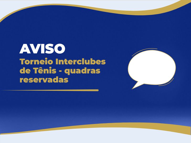 Aviso - Torneio Interclubes de Tênis ...