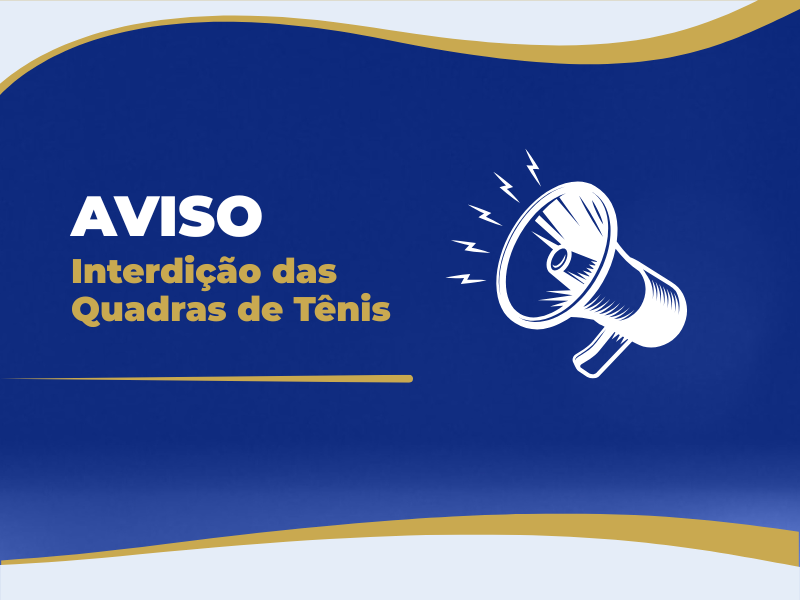 Interdição das Quadras de Tênis