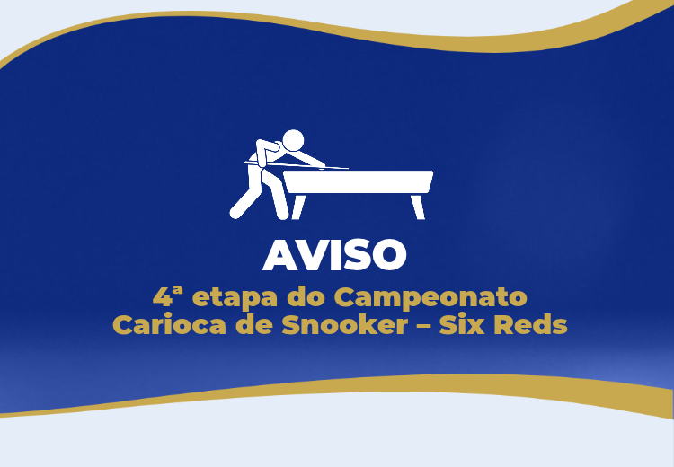 Aviso: 4ª etapa do Campeonato Carioca...