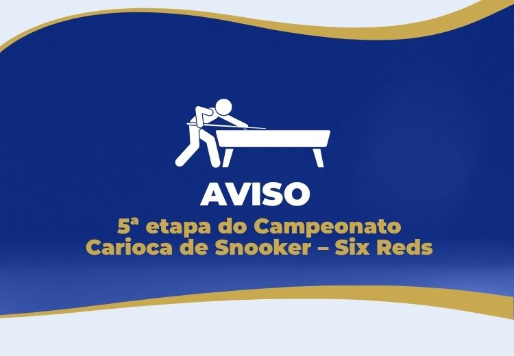 Aviso: 5ª etapa do Campeonato Carioca...