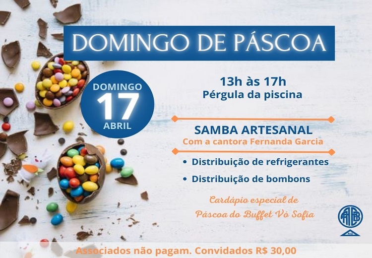 Venha para o Domingo de Páscoa na AAB...